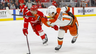 NHL Fans Slam Officiating After Trevor Zegras’ Brutal Hit on Michael Rasmussen Leads to Suspension