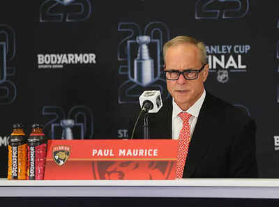 Florida Panthers coach Paul Maurice jokes 'we're trading Barkov' while addressing the captain’s scoring slump ahead of Game 3