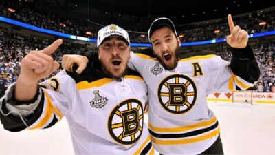 Patrice Bergeron cheers on and sends positive vibes to Brad Marchand ahead of Stanley Cup finals
