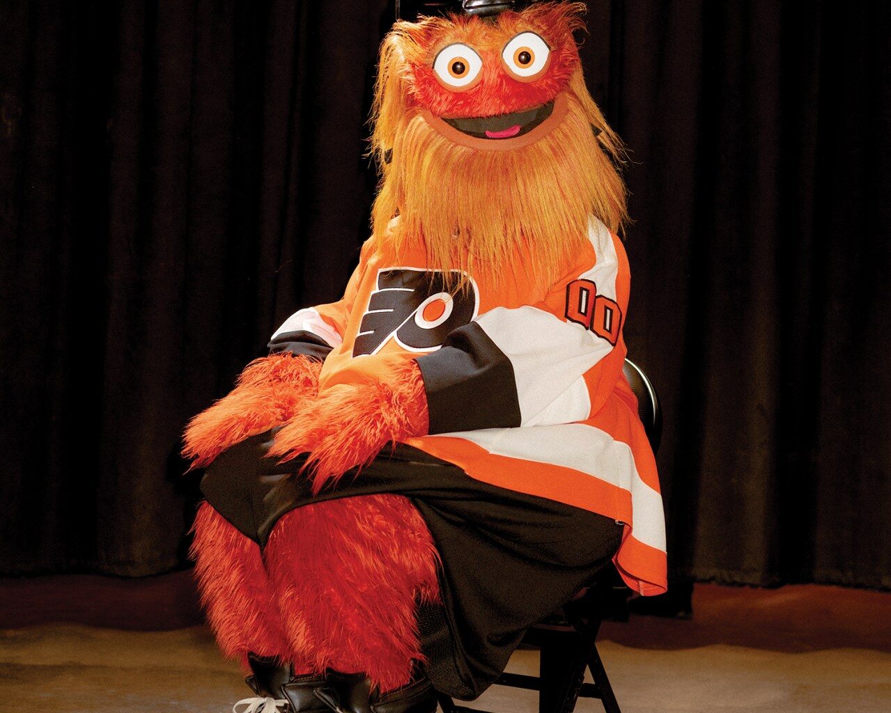 portrait of Gritty the Mascot