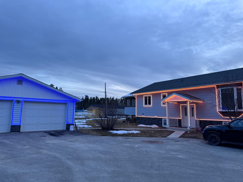 "Kevin Berro is the owner of Berro's Pizzeria in Fort Smith," reads the note attached to this photo. "He is a huge fan of the Oilers, and his restaurant is decorated with an Oilers theme. The house lights are always on when his favourite team is playing." Photo: Submitted