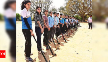 Lakhani’s barren land yields hockey dreams | Jaipur News