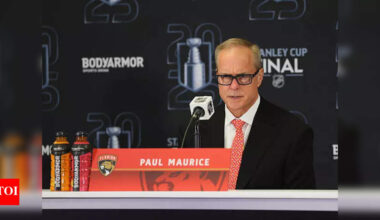 Florida Panthers coach Paul Maurice jokes 'we're trading Barkov' while addressing the captain’s scoring slump ahead of Game 3 | NHL News