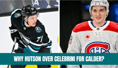 Why Did I Vote Hutson Over Celebrini for Calder?