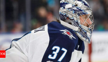Connor Hellebuyck’s incredible season earns him both Hart and Vezina Trophies, rewriting NHL records | NHL News