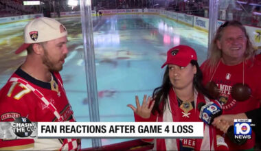 Panthers fans pack Amerant Bank Arena in Game 4, ready to trade love, beer for another Cup