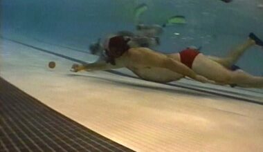 Underwater hockey players placed age over skill in 1996