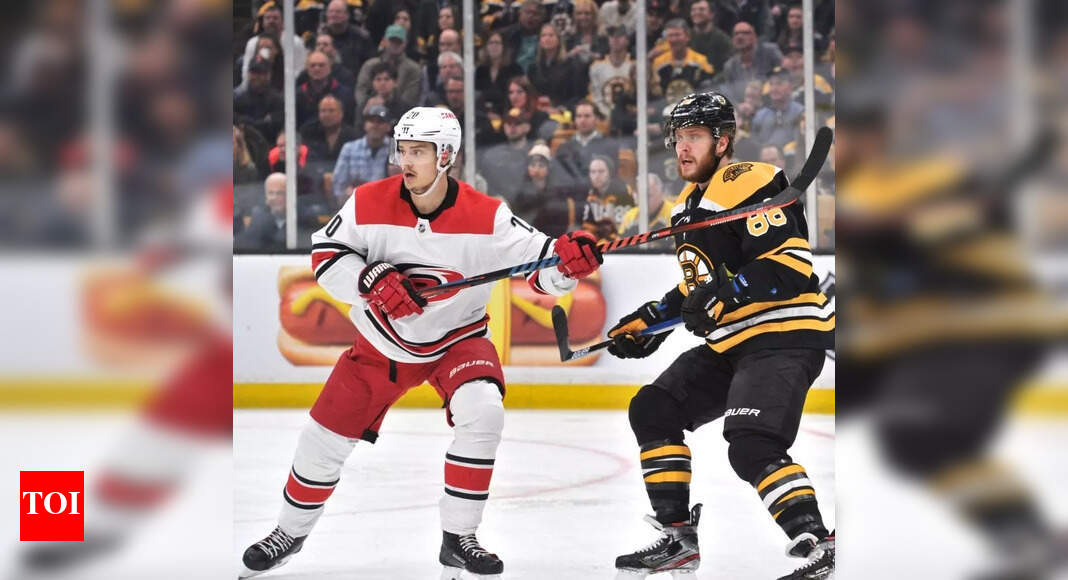 Sebastian Aho and David Pastrnak set to lead the charge in Bruins vs. Hurricanes Clash | NHL News
