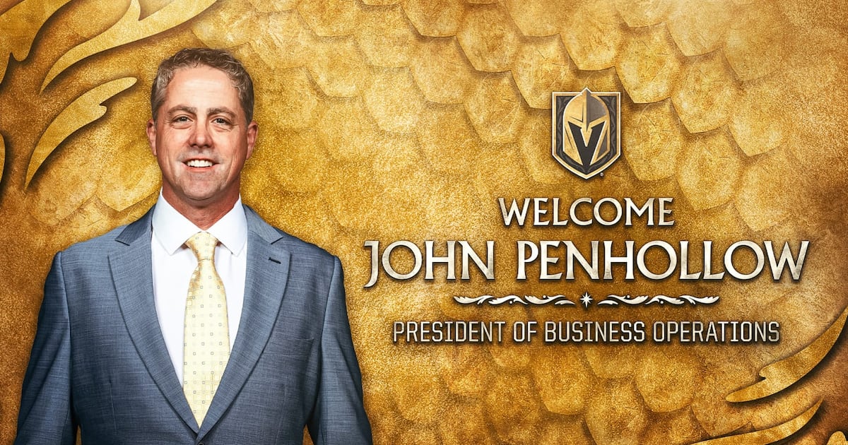 Golden Knights hire John Penhollow as President of Business Operations