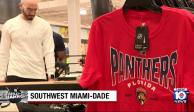 Florida Panthers fans go on shopping spree