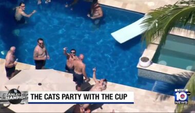 Florida Panthers party with Cup, fans across Fort Lauderdale