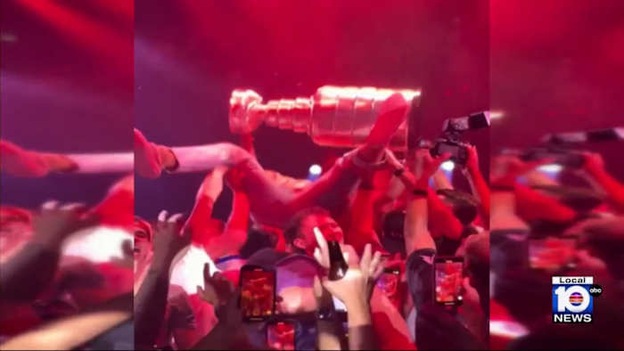 Florida Panthers stars parties start early
