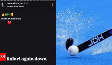 'Rafael down again': Pakistan men's hockey team captain Ammad Butt mocks India after beating France; post goes viral | Hockey News