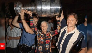 Tennis icon Martina Navratilova celebrates the Florida Panthers' Stanley Cup victory with a planned appearance at the team’s party | NHL News