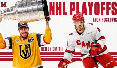 Smith, Roslovic Begin NHL Playoffs This Weekend