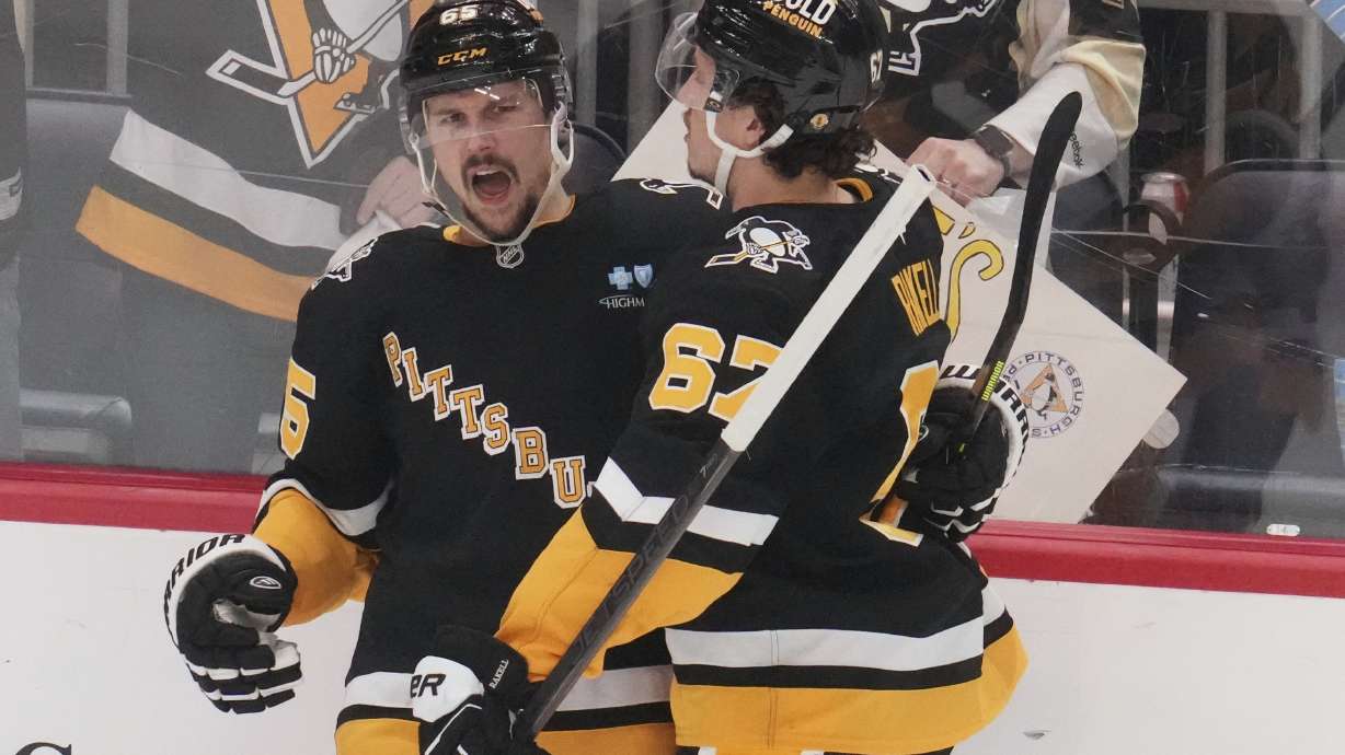 Ryan Graves scores 1st goal of season, Penguins beat Blues 5-3