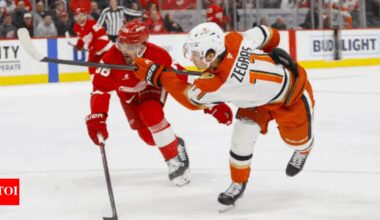 Trevor Zegras: NHL Fans Slam Officiating After Trevor Zegras’ Brutal Hit on Michael Rasmussen Leads to Suspension | NHL News