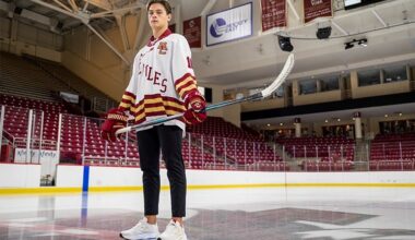 BC's James Hagens selected No. 7 by the Bruins in NHL Draft