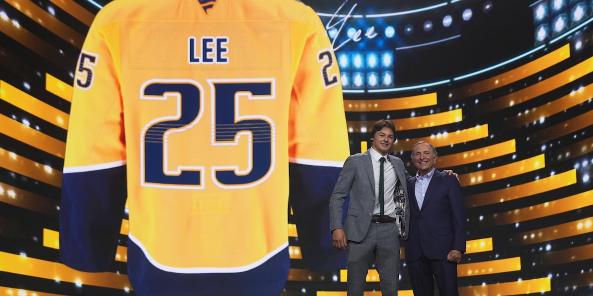 Incoming Michigan State hockey Ryker Lee gets selected 26th overall by Nashville in the NHL Draft