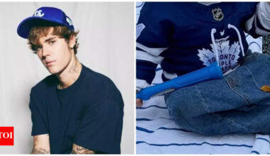 Justin Bieber shares photo of baby Jack Blues in his Maple Leafs jersey; posts adorable pictures from family vacay |