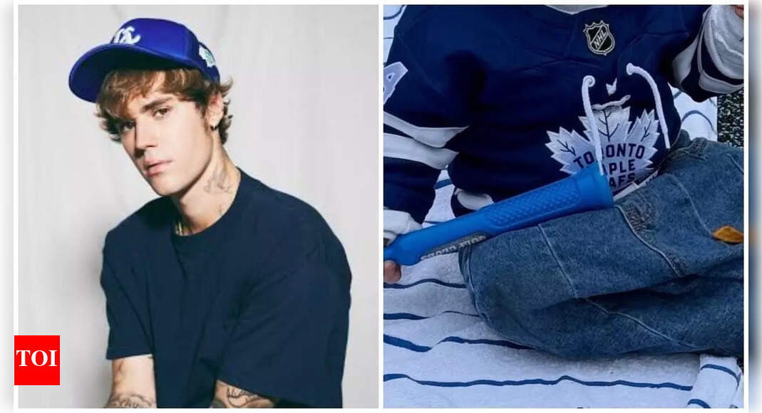 Justin Bieber shares photo of baby Jack Blues in his Maple Leafs jersey; posts adorable pictures from family vacay |