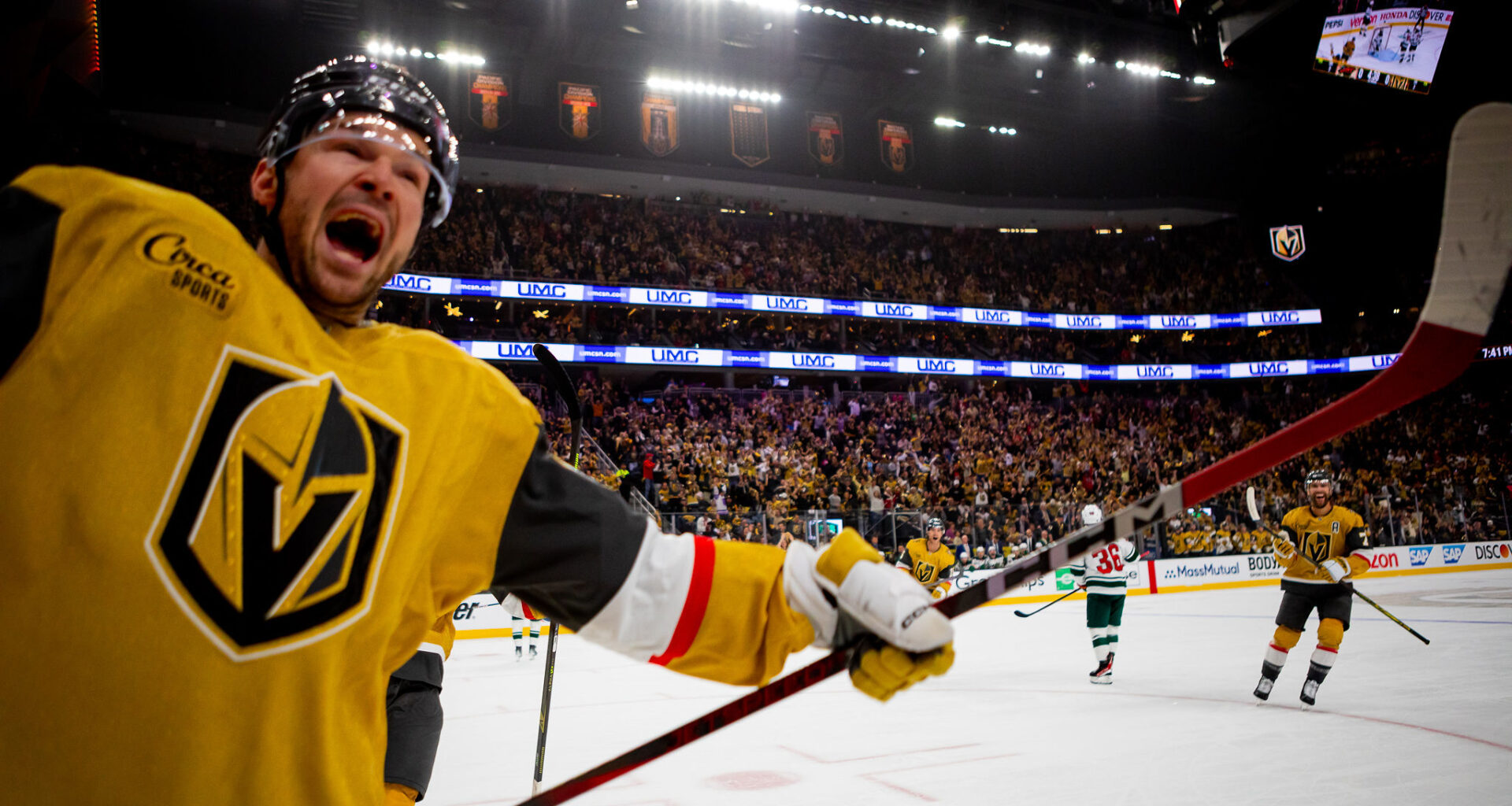 It's That Stanley Time: Golden Knights Launch Playoff Journey Sunday With 4-2 Win Over Minnesota Before Announced 18,016