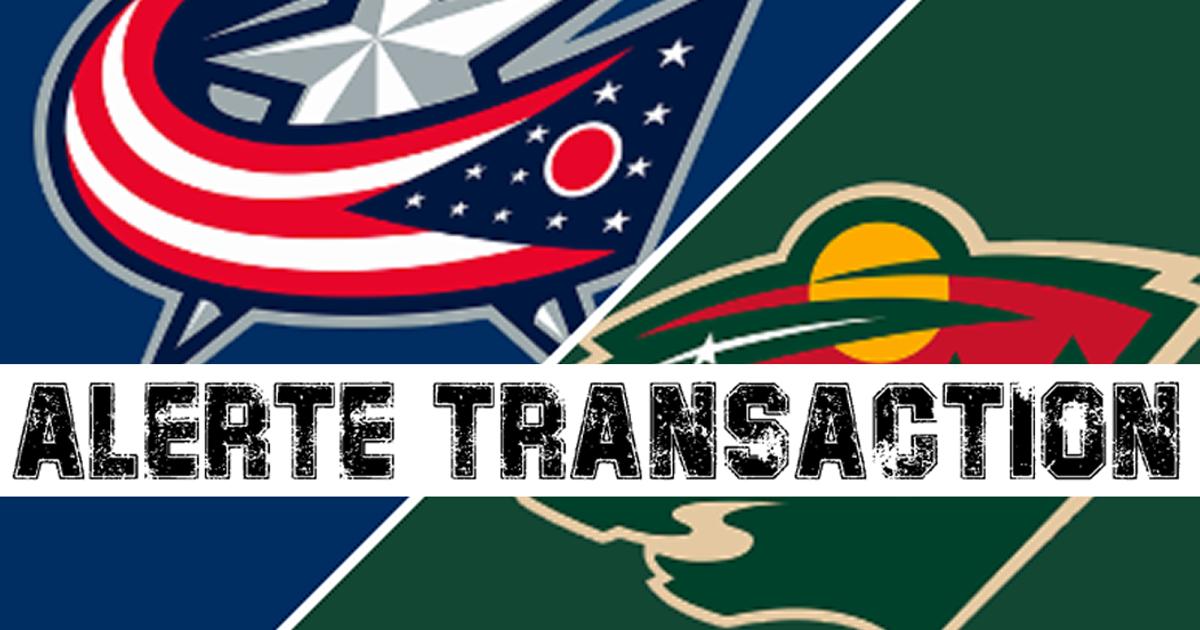 Transaction entre le Wild et les Blue Jackets