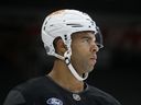 Edmonton Oilers defenceman Darnell Nurse is scheduled to have a hearing with the NHL's player safety department for his crosscheck on LA KIngs forward Quinton Byfield on Monday night.