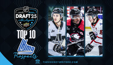 Top 10 QMJHL Prospects Caleb Desnoyers, Justin Carbonneau and Bill Zonnon