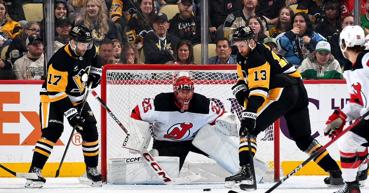 Penguins/Devils Recap: Pittsburgh makes it four in a row with 7-3 beating of New Jersey