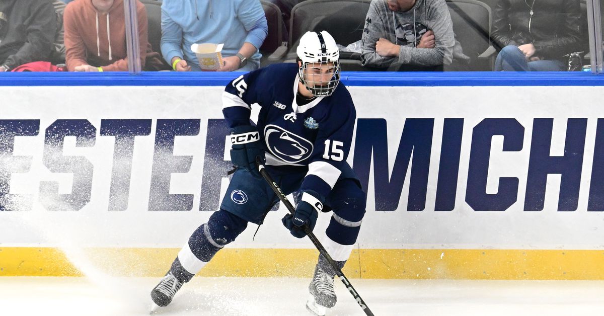 Penn State Center Charlie Cerrato is selected 49th overall.