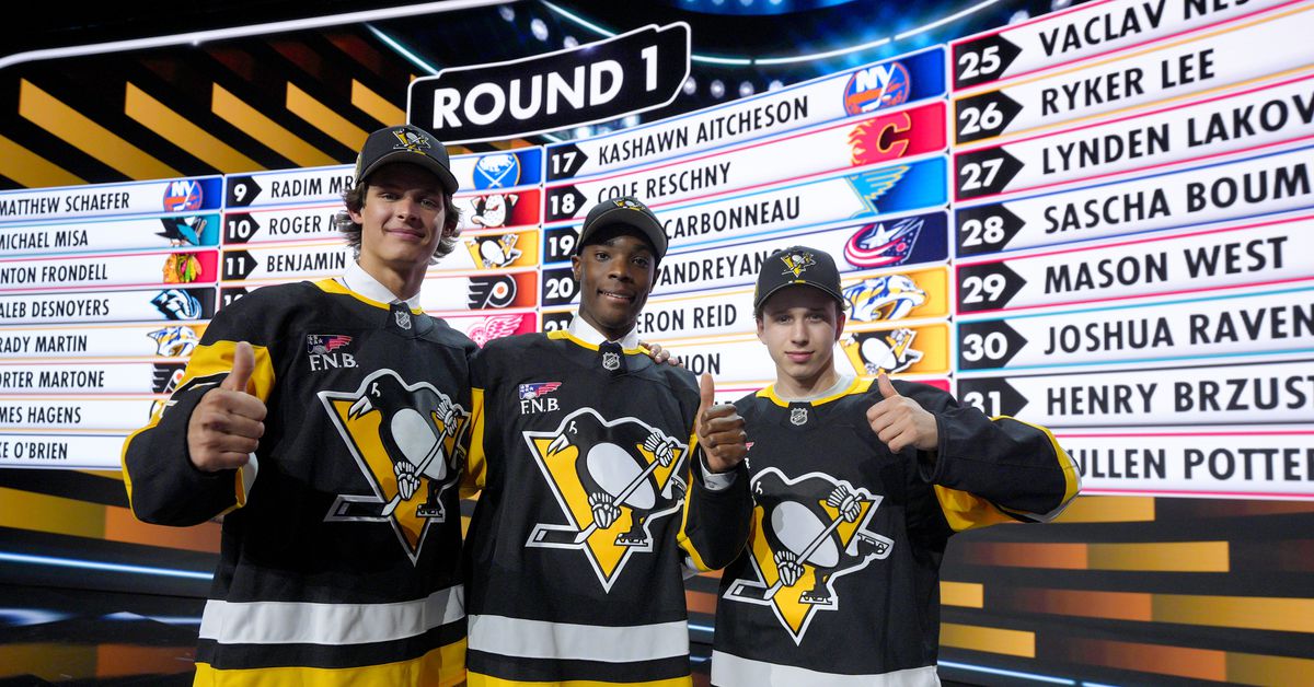 2025 NHL Draft: Reactions to the Penguins stocking up the cabinets in a big way
