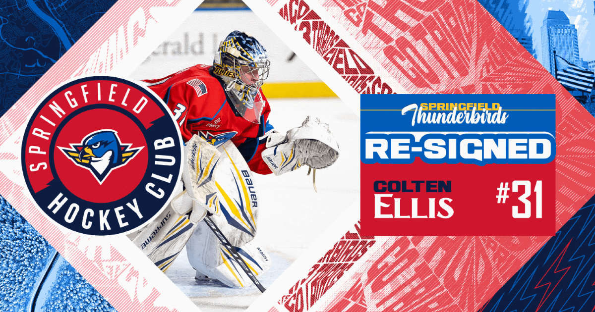 Springfield Thunderbirds | Blues Sign G Colten Ellis to One-Year,…