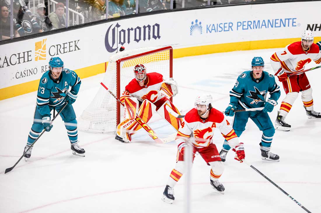 The Wolf Watch: Dustin Wolf and the Flames visit San Jose to play the Sharks | Morgan Hill Times