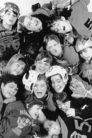 Buena Vista Pictures/courtesy Everett Collection 'The Might Ducks' cast, including Joshua Jackson (top center)