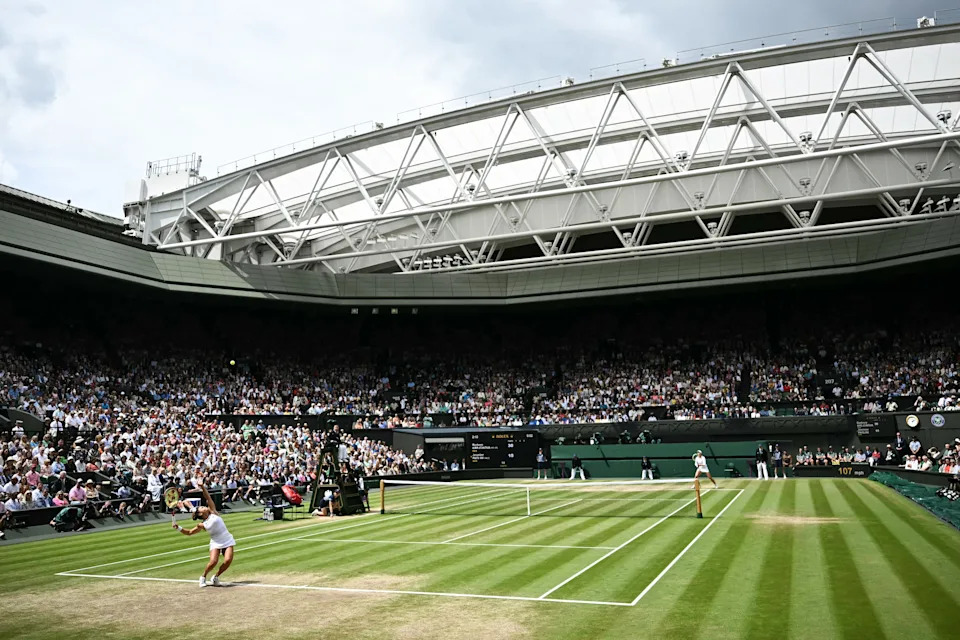 The 2024 Wimbledon women’s singles final. (Ben Stansall/AFP via Getty Images)