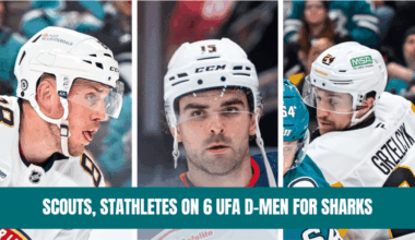 Scouts, Stathletes on 6 UFA Defensemen Options for Sharks (+)