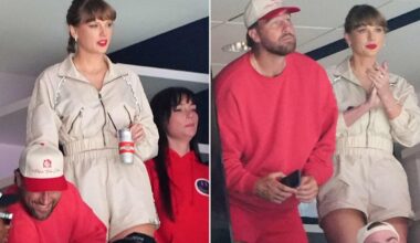 Taylor Swift Wears Sporty $1,590 Set and $2,925 Double 'T' Diamond Ring for Travis Kelce Date Night at NHL Playoffs