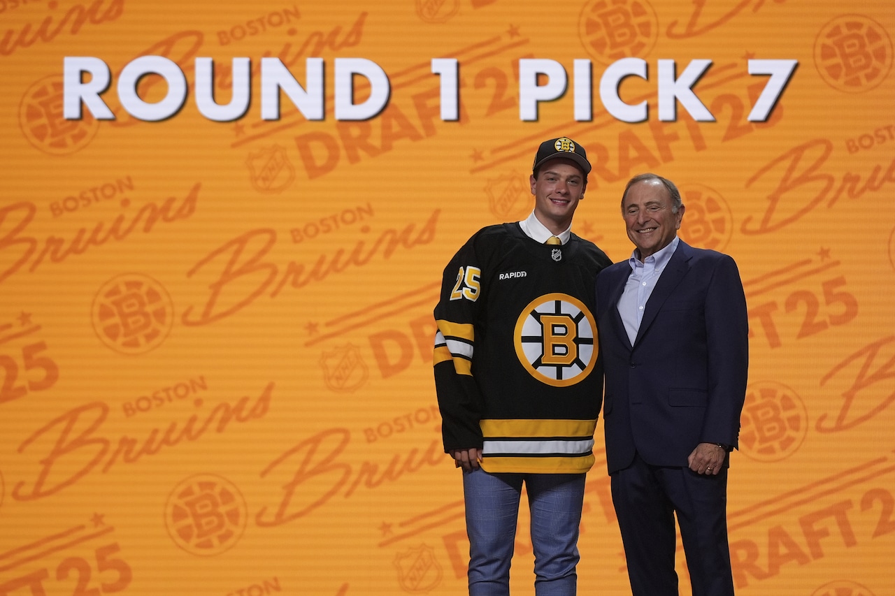How soon do Bruins, James Hagens, think he’ll be NHL-ready?