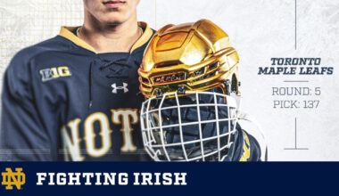 Maple Leafs Select Irish Freshman In 2025 NHL Entry Draft – Notre Dame Fighting Irish – Official Athletics Website