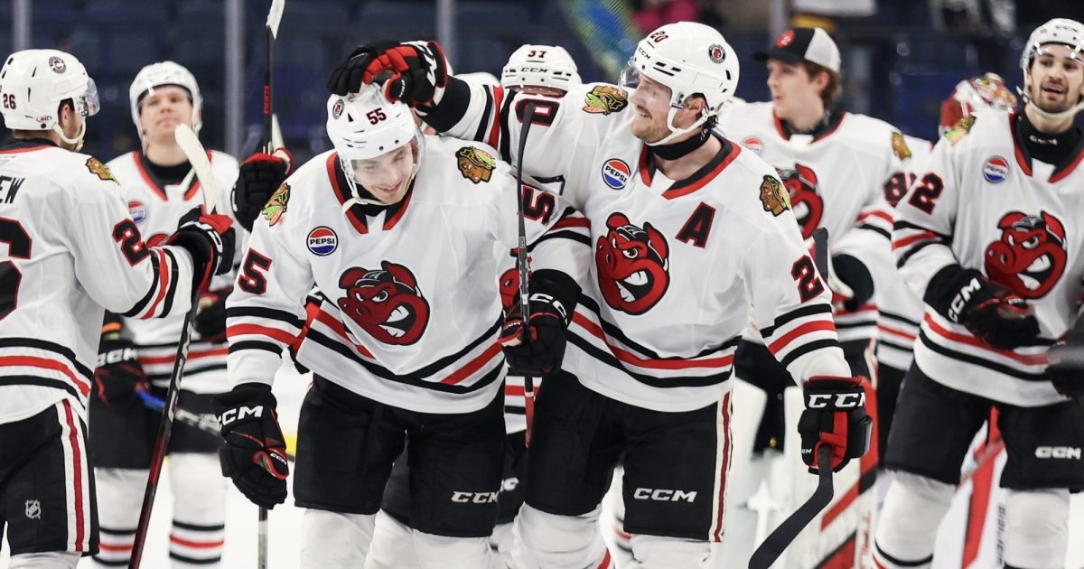 Rockford IceHogs | IceHogs, Levshunov Take Game 1 in Overtime