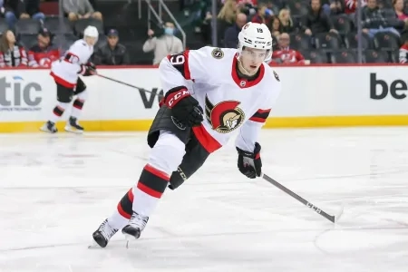 Ottawa Senators forward Drake Batherson.
