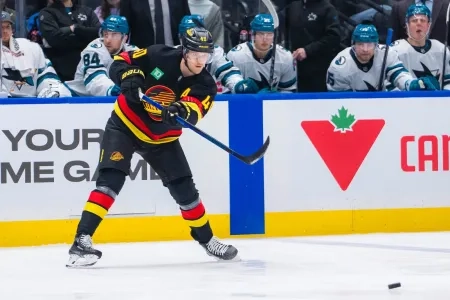 Vancouver Canucks forward Elias Pettersson.