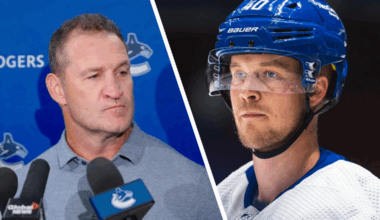 Canucks HC Adam Foote Wastes No Time Delivering Strong Message to Elias Pettersson After Drama-Fille