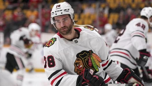 T.J. Brodie with the Blackhawks