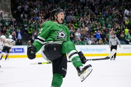 Dallas Stars forward Jason Robertson. Dallas Stars forward Jason Robertson.