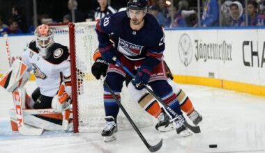 New York Rangers and the Anaheim Ducks officially combine for a trade