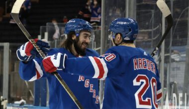 Mika Zibanejad's wife shares heartbreaking post on social media following Chris Kreider trade