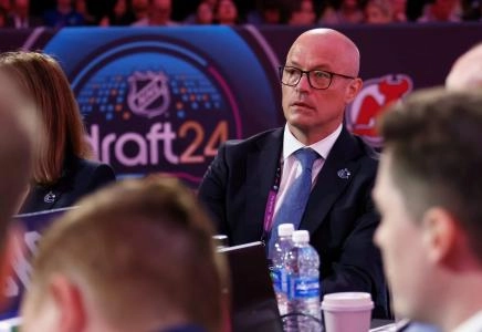 Vancouver Canucks general manager Patrik Allvin at the 2024 NHL Entry Draft