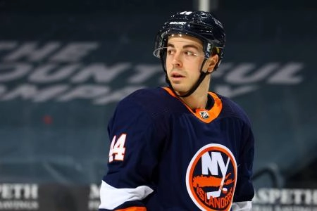 New York Islanders forward Jean-Gabriel Pageau.